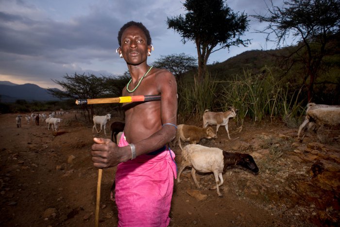 Lchekutis, los niños pastores masai